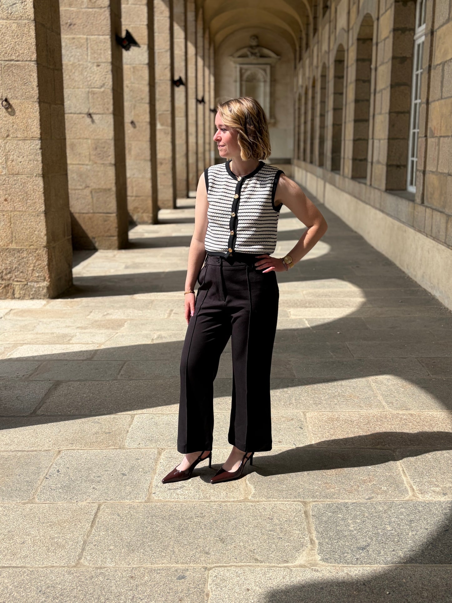 Pantalon taille haute - spécial femmes petites